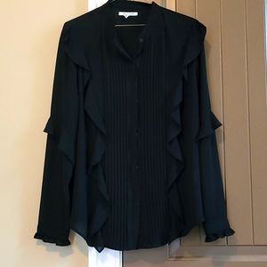 Avec Les Filles black blouse